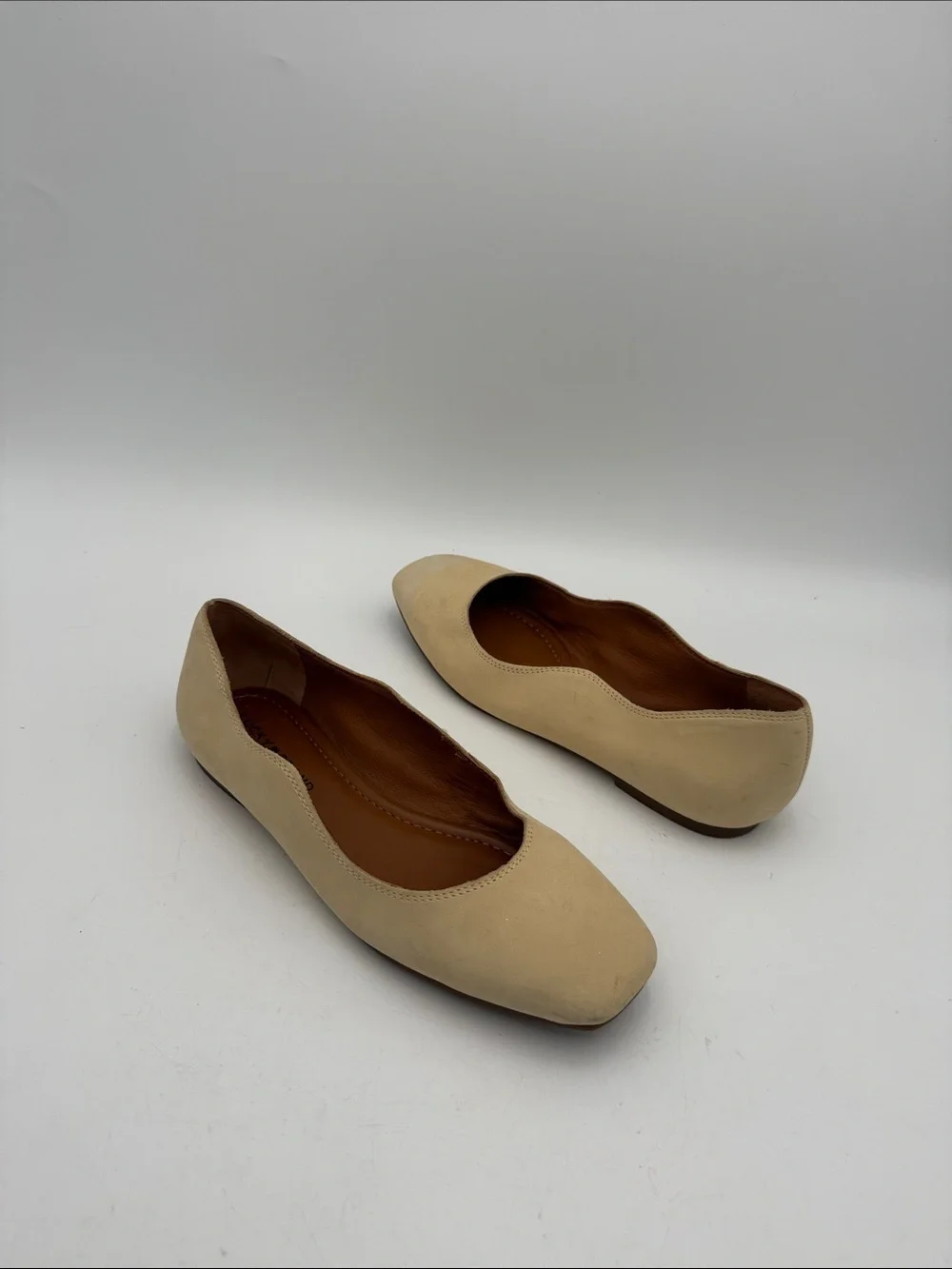 Lucky Brand Beige Women's Ballet Flats women 8M casual vacation cruise office